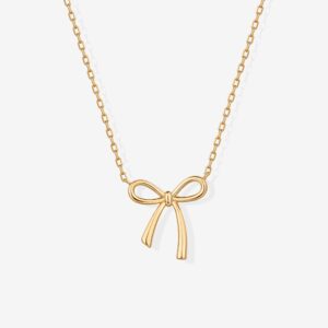 Tied Up Bow Necklace