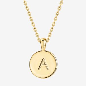 Initial Disc Pendant